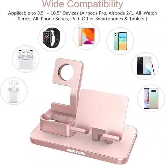 3-in-1 Charging Stand for AirPods, Apple Watch and iPhone - Picture 2 of 13